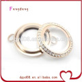 Forma redonda con cristal tornillo pulsera locket fabricante